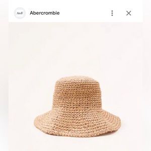 Abercrombie Raffia Bucket Hat